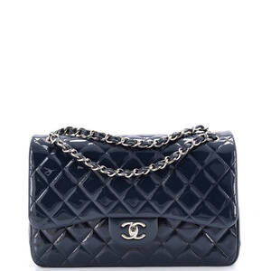 Chanel Jumbo Classic Double Flap Bag Quilted Patent